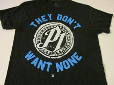 AJ STYLES THEY DONT WANT NONE P1 WWE BRAND WRESTLING T-SHIRT- MED RAW A.J. 