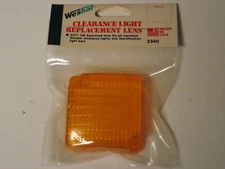 Wesbar 3340 Amber Clearance Light Replacement Lenses lens case of 24 ea