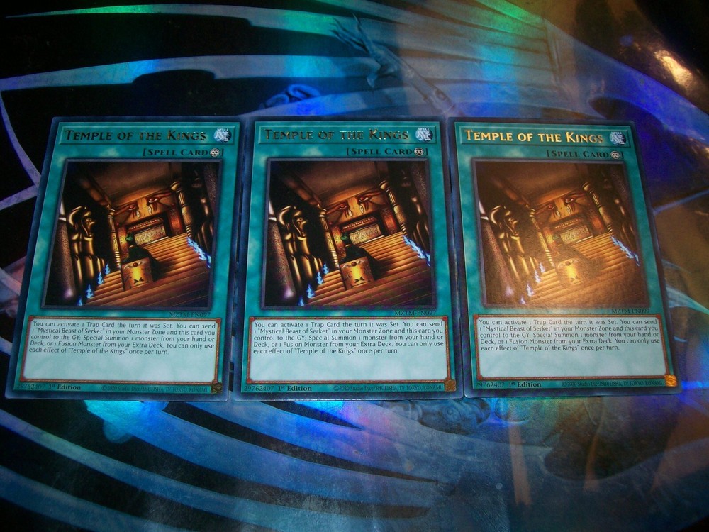1st Ed Rare MZTM-EN097 Yu-Gi-Oh! 3x Temple of the Kings  