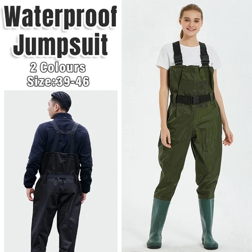 Pants Waders Waterproof Nylon Pants with Boots Hunt Fishing Tackle Wading Outdoo