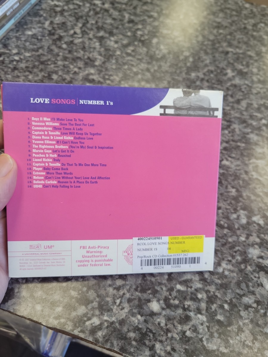 【中古】 Love　Songs/ＣＤ/HA-71207 中古】 Love Songs/CD/HA-71207 NUMBER 1'S: LOVE SONGS
