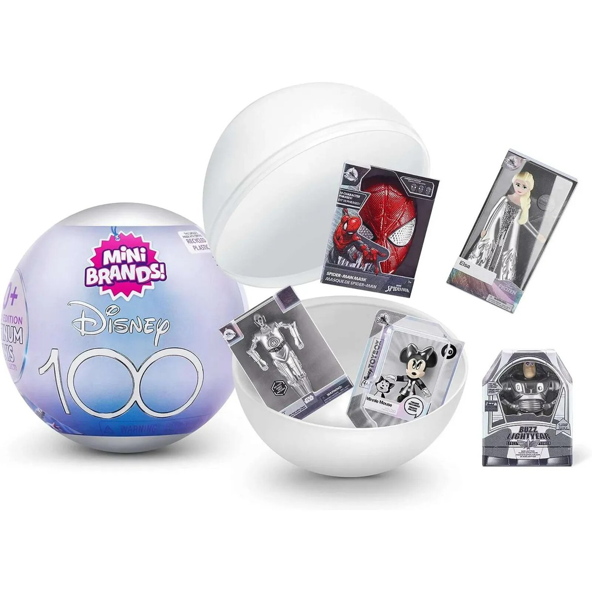 ZURU 5 Surprise Mini Brands Disney 100th Platinum Anniversary