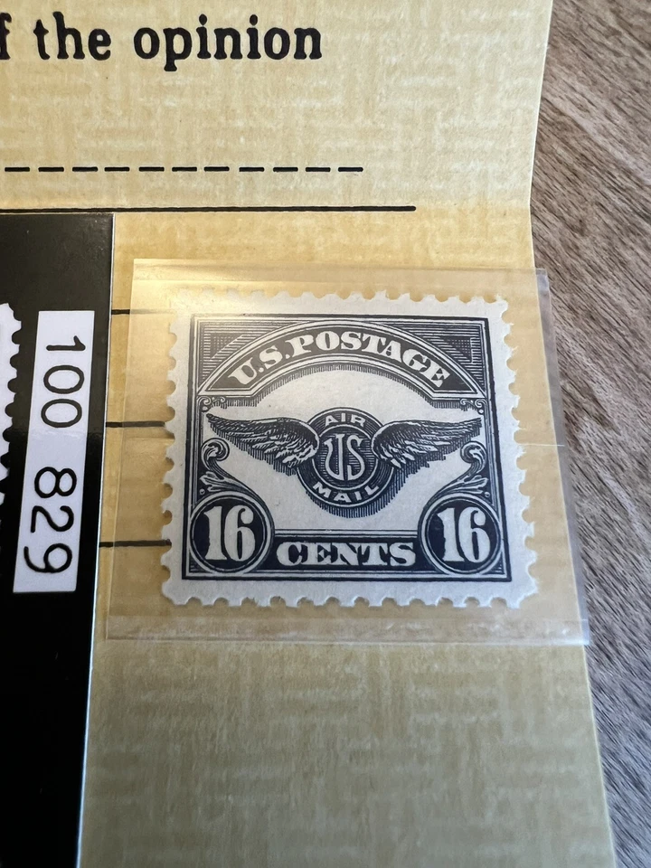 1923 US 16c Plate # 14829 MNH OG Origional Taken From This Plate Certified - Image 4 of 4