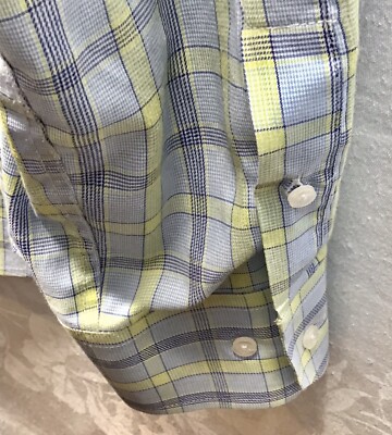 CHRISTIAN AUJARD PARIS BUTTON UP BLUE LONG SLEEVE FLIP CUFF CHRISTIAN AUJARD PARIS BUTTON UP BLUE LONG SLEEVE FLIP CUFF