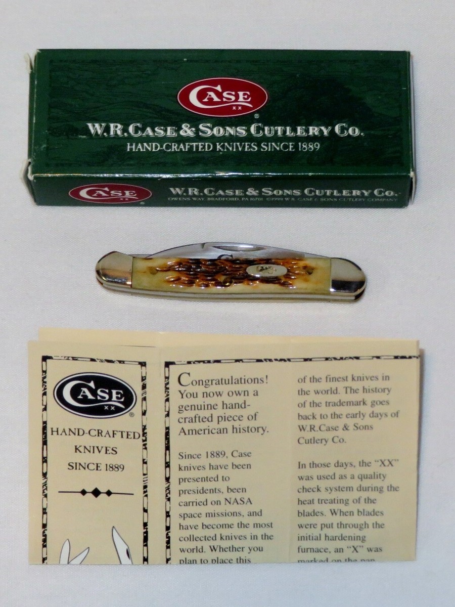 CASE XX 62109W COPPERHEAD AMBER POCKET KNIFE ~ 2003 FIRST