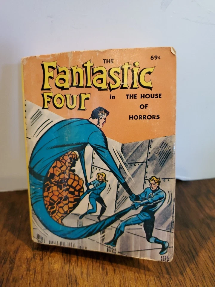 1968 "LOS CUATRO FANTÁSTICOS" LA CASA DE LOS HORRORES - Whitman Big Little Book Vintage Foto 3 de 4