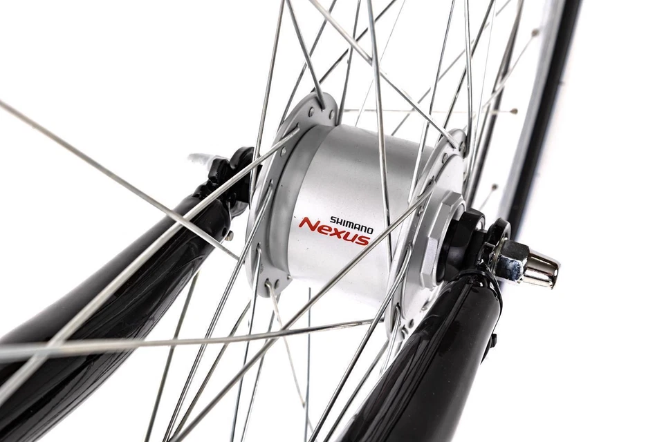 28 Zoll Alu Fahrrad City Bike Damen 7 Gang Nabenschaltung Tiefeinsteiger Weiss - Bild 3 von 4