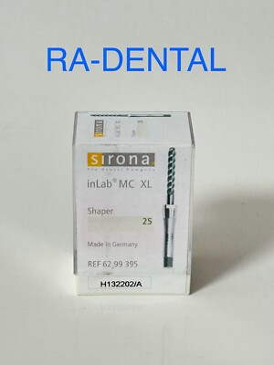 3x Sirona CEREC Shaper 25 6299395 Schleifer Fräser inLab MC XL Grinders
