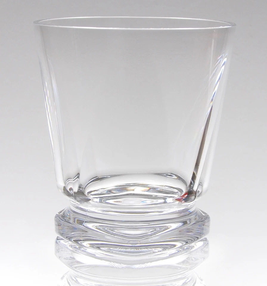 QG 14 Ounce Acrylic Plastic Rocks Glass Heavy Twist Base Tumbler Set of 4 Clear - Image 3 of 4