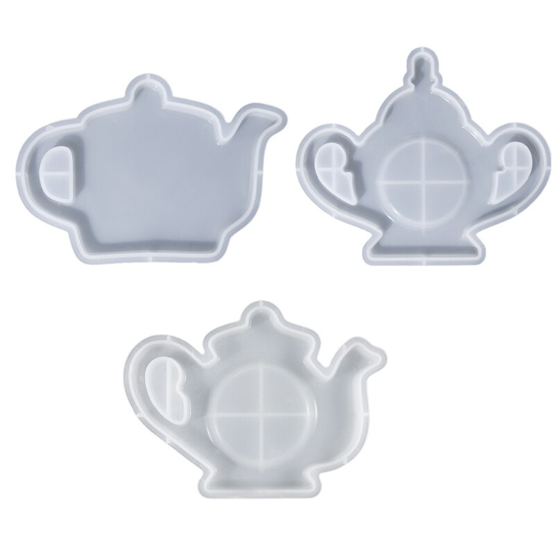 Silicone Teapot Coaster Mold for Resin Art and Crafts-image