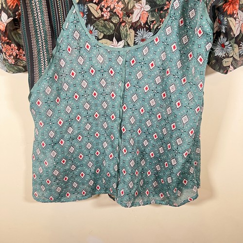Camicia donna Anthropologie x Tiny top vacanze estive stampa floreale taglia M NUOVA - Foto 17 di 19