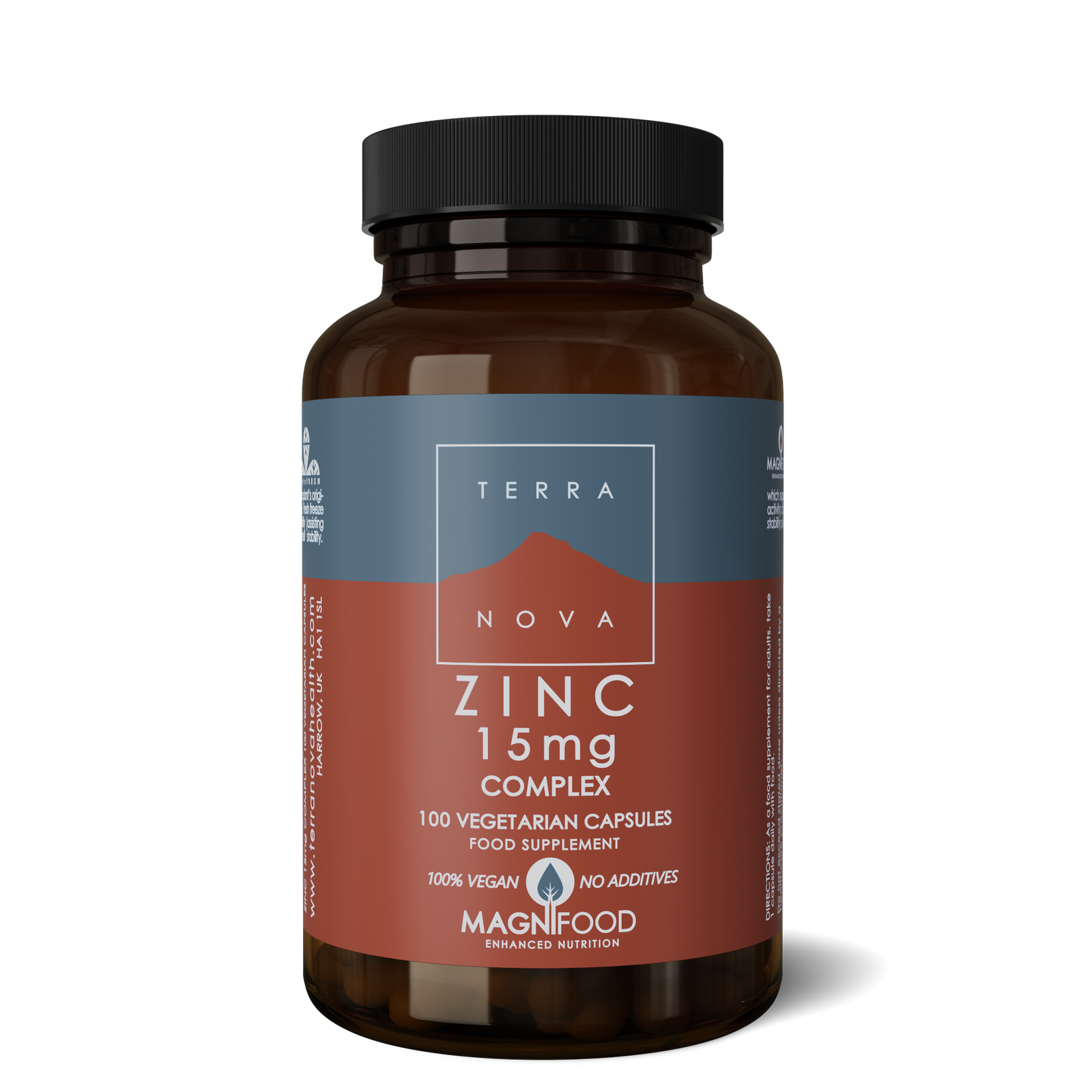 Terranova Zinc 15mg Complex 100 Veg Capsules