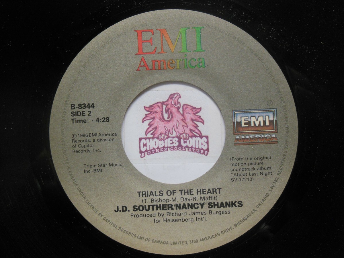 J. D. SOUTHER, NANCY SHANKS, Step By Step / Trials Of The Heart