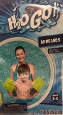 3 Pair Of H2O GO Swim/Pool Armbands Ages 3-6