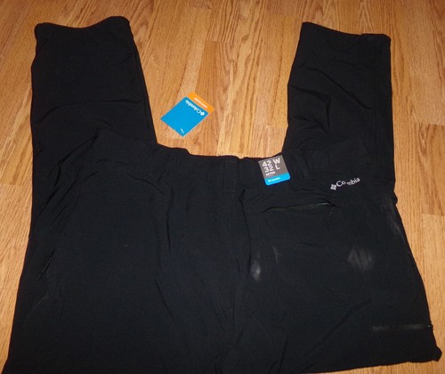 NWT COLUMBIA MENS SIZE 42X32 BLACK ACTIVE OMNI-SHADE WATER REPELLANT CARGO PANTS - Imagen 3 de 3