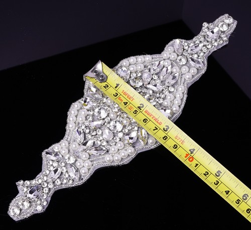 Lotto cintura caftano accessori damigella accessori abito da sposa strass completo donna - Foto 53 di 150