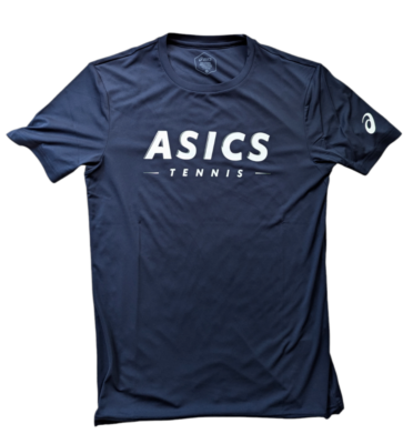 Asics Court Tennis Graphic Tee Sports T-shirt Midnight Blue