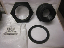 Anderson Metals 28697pb Schedule 40 Bulkhead Fitting, 1-1/2 Inch reversed thread