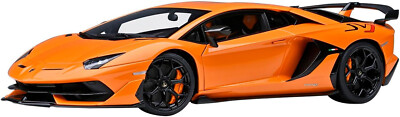 【美品】Lamborghini Aventador ミニカー 1/18 オレンジ AUTOart 1/18 Lamborghini Aventador SVJ Pearl Orange 79218 | eBay