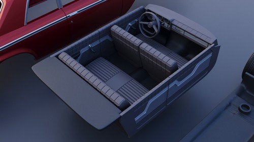 3d Printed 1/25 1964 Studebaker Daytona 2 Door Model Kit - 第 13/14 張圖片