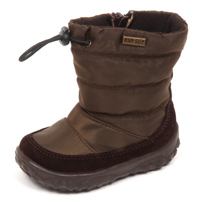 E2642 doposci bimbo brown FALCOTTO NATURINO RAIN STEP stivale boot baby boy