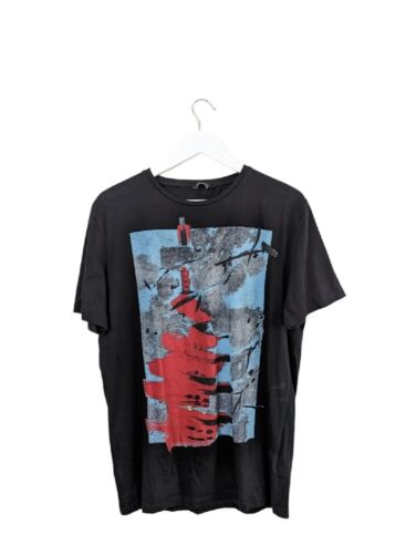 Herren Antony Morato Grafikdruck schwarz T-Shirt Größe XXL/Medium  - Bild 1 von 5
