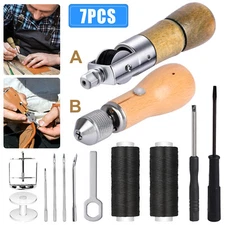 Professional Leather Sail Canvas Speedy Stitcher DIY Sewing Awl Repair Tool Kits