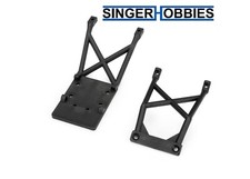 Traxxas 3623-BLK Skid Plate Stampede 2wd Front/Rear TRA1