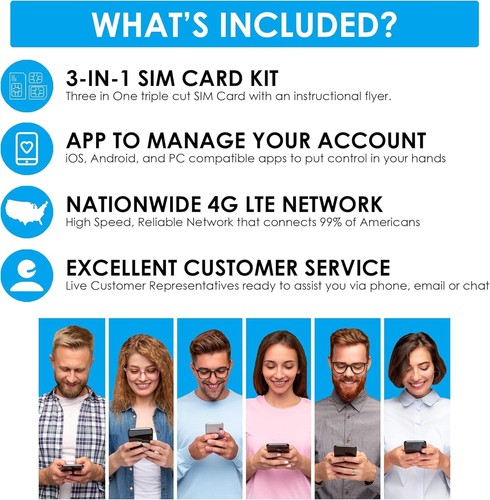 Jolt Mobile AT&T Data SIM Card |ATT 1GB 5G 4G LTE Broadband WiFi MiFi IoT Device - Zdjęcie 4 z 7