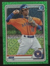 Freudis Nova 2020 Bowman Mega Box Mojo Green Refractor RC /99 Rookie Card SP SSP