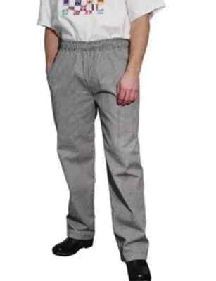 Chef Revival Basic Houndstooth Baggy Poly Cotton Blend Chef Pants XXL 