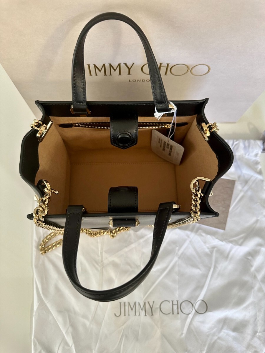 Jimmy Choo Varenne Tote Bag SMALL Black | eBay Jimmy Choo Varenne Tote Bag SMALL Black | eBay