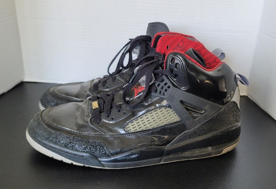Nike Air Jordan Mens 13 Spizike Stealth Black Varsity Red