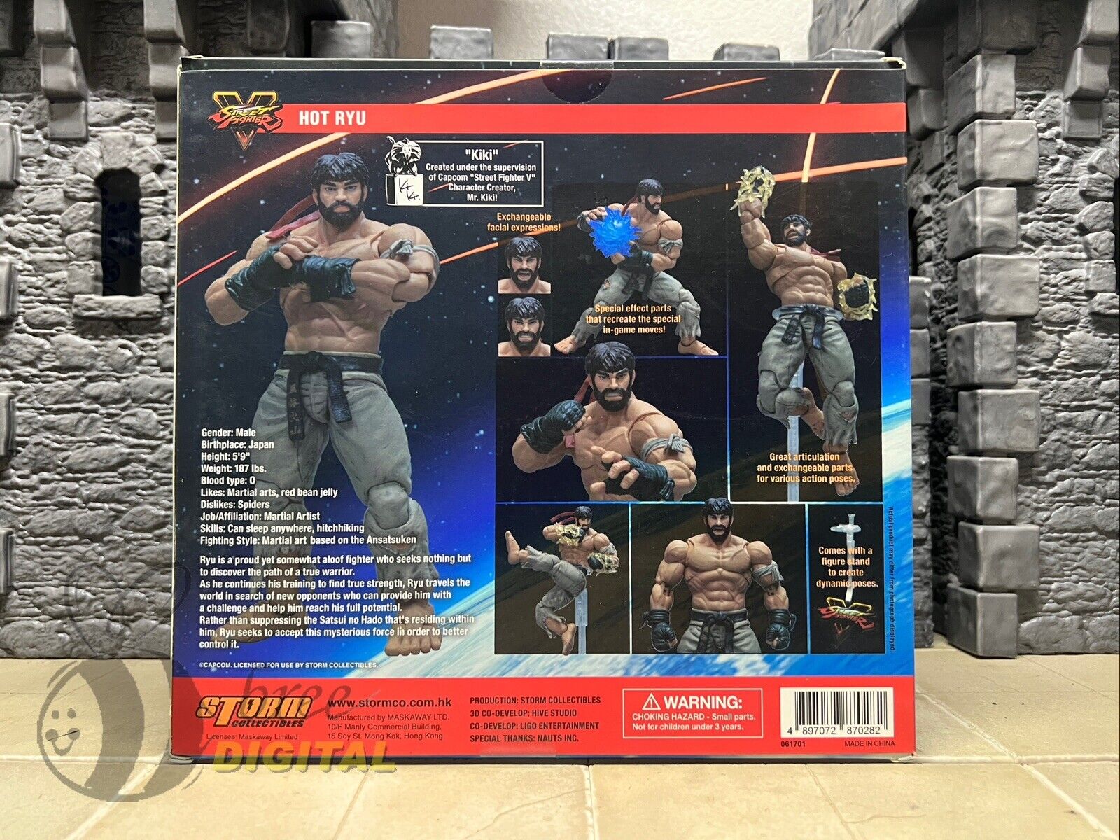 Street Fighter V: Ryu Estátua Exclusivo SDCC 2016 - Capcom