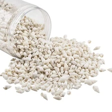 Mini Natural Conchs Pack of 250 Grams White Spiral Shell Beads Beach Seashell...