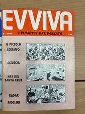 EVVIVA - I FUMETTI DEL PASSATO n°1/4    1973 -RADAR - RIDOLINI - SCIUSCIA -NAT 2