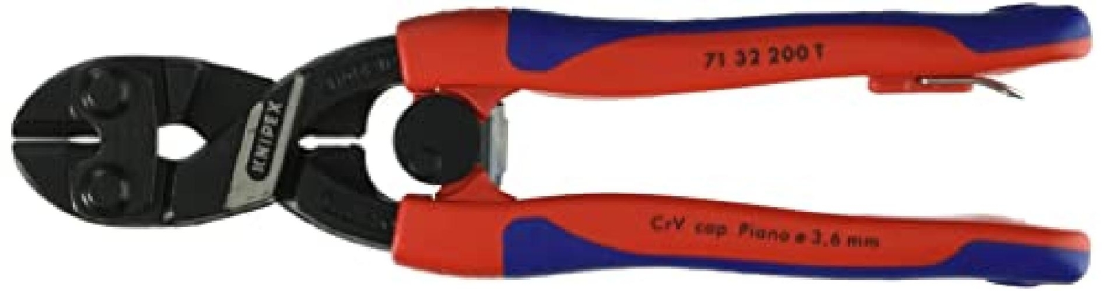 KNIPEX CoBolt Tronchese a doppia leva (200 mm) 71 32 200 T BK (confezione self-s