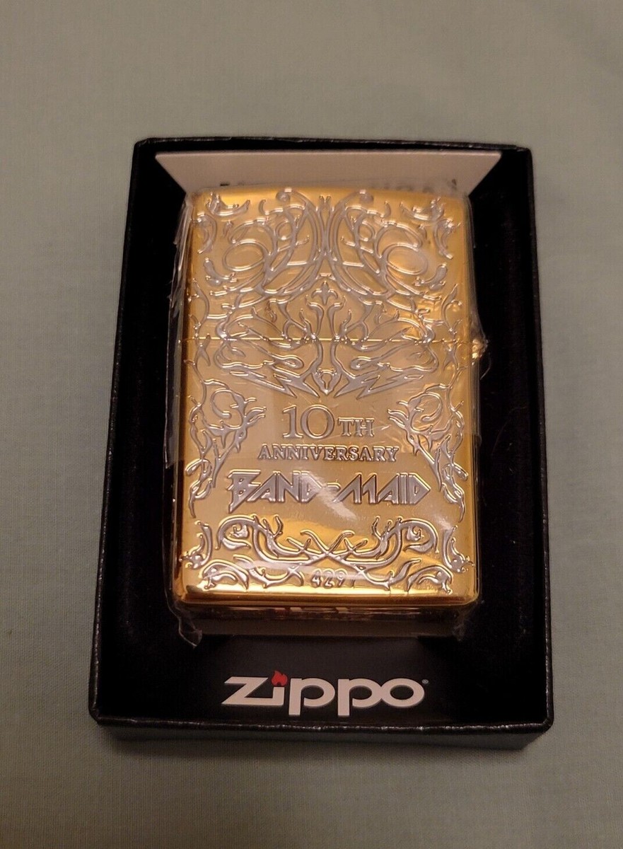 BAND-MAID バンドメイド 10th anniversary ZIPPO BAND-MAID ZIPPO 10th Anniversary With Serial Numbers NEW FC