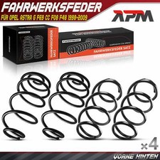 4x Federn Fahrwerksfeder Vorne Hinten für Opel Astra G F69 CC F08 F48 1998-2009