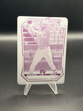 2026 Bowman Handelfry Encarnacion Magenta Printing Plate 1/1 Brewers 1st Bowman