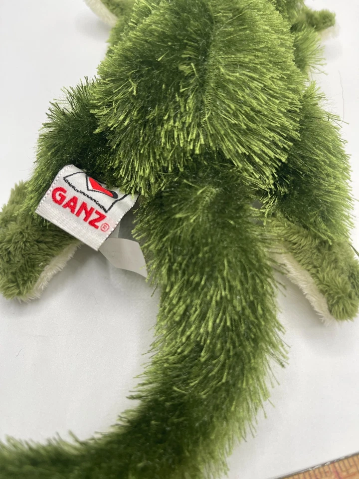 Lil Kinz Green Gecko Webkinz Ganz HS186 Plush Stuffed Animal Toy No Code 12" - Image 3 of 4
