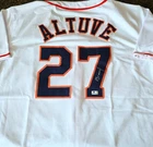 JOSE ALTUVE MLB HOUSTON ASTROS SIGNED AUTOGRAPHED CUSTOM JERSEY GA COA