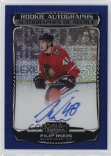 2022 O-Pee-Chee Platinum Rookie 2023-24 Update Blue Traxx Filip Roos Auto 1b2x