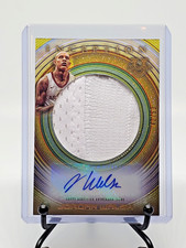 Jordan Walsh 2022-23 Bowman Inception University Jumbo Relic AUTO Gold Foil #/50