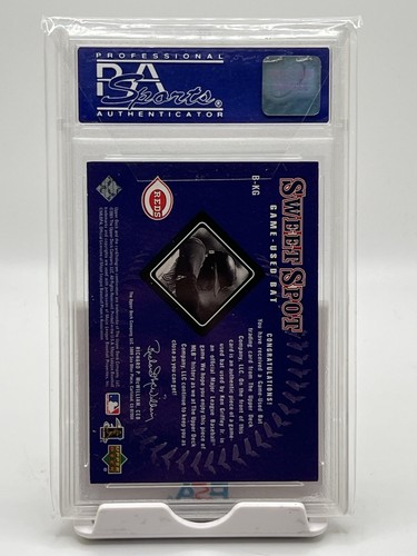 2001 UD Upper Deck Sweet Spot Ken Griffey Jr. Game Used Bat PSA 9 Mint Reds HOF - Picture 2 of 2