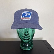 Vintage USPS United States Postal Service Blue Snapback Hat Made in USA Cap NWOT
