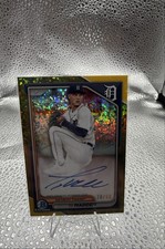 2024 Bowman Chrome -Autographs Ty Madden #CPA-TM Gold Mini-Diamond Refractor /50
