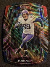 2020 Panini Select Jared Allen Die-Cut Tri-Color Prizm Minnesota Vikings HOF