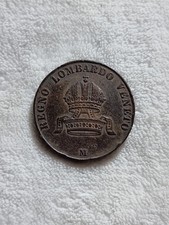 Moneta Regno Lombardo Veneto  10 Centesimi 1849