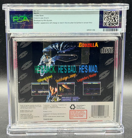 Godzilla TurboGrafx CD DUO Sealed Brand New PSA 8.0 A++ Graded NOT WATA